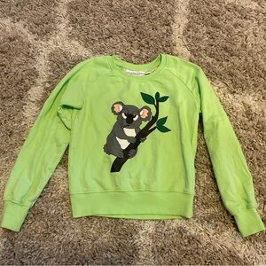 Tao and friends koala crewneck raglan thin sweatshirt 6/7 HTF rare organic